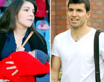 Gianina Maradona y el Kun Agüero
