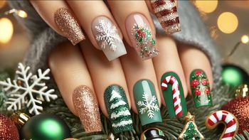 colores de unas para navidad: las tendencias que brillan en las fiestas colores de unas para navidad: las tendencias que brillan en las fiestas