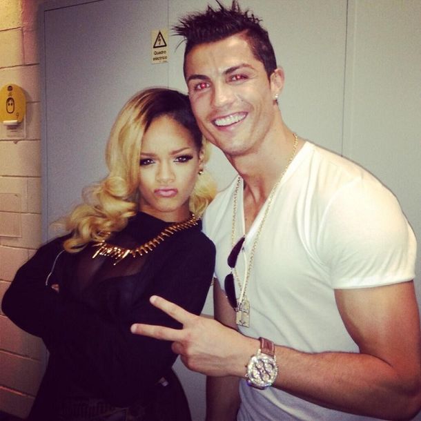 Cristiano Ronaldo y su ¿amiga? Rihanna