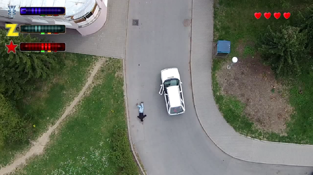 Fanáticos recrean el GTA en la vida real