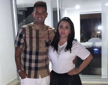 Edwin Cardona y su esposa - Crédito: Instagram e.cardona10