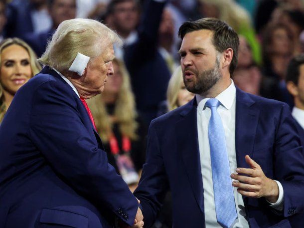 Donald Trump junto a J.D. Vance Donald Trump junto a J.D. Vance