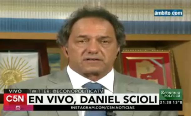 #ScioliEnC5N: No va a haber ningún problema de falta de dólares