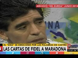 Las cartas de Fidel a Maradona