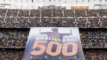 El tributo que le rindió el Camp Nou a Lionel Messi El tributo que le rindió el Camp Nou a Lionel Messi