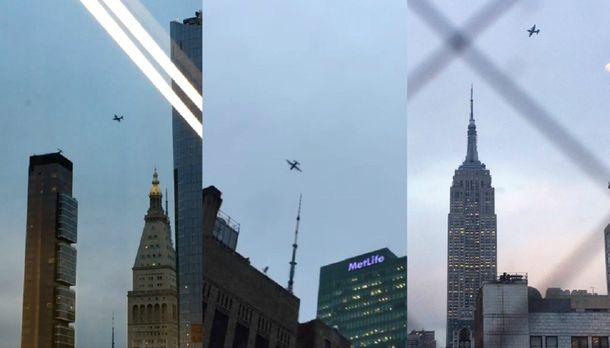 Los aviones militares de Trump