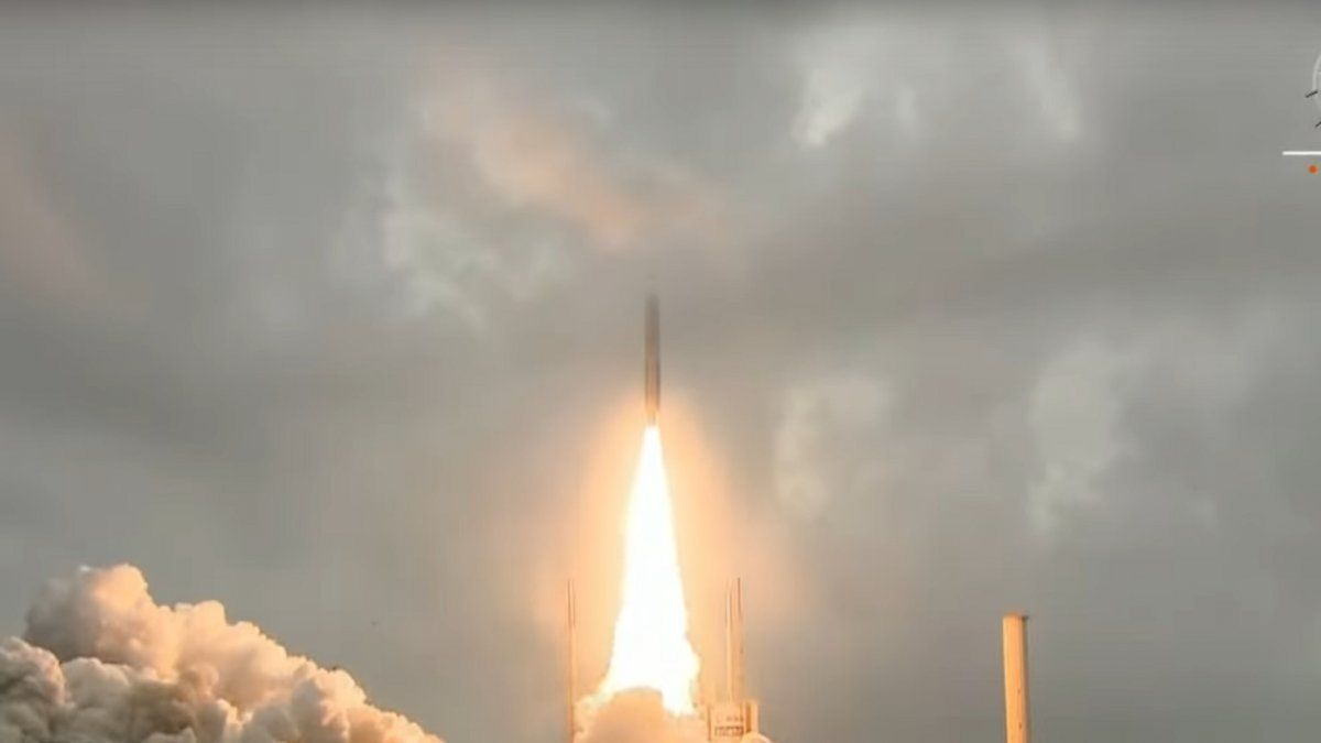 Así fue el lanzamiento del telescopio espacial James Webb