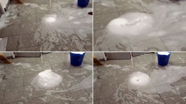 Una extraña espuma se formó en un hospital de Tucumán&nbsp;