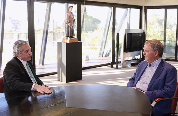 Alberto Fernández tuvo su foto con Juan Schiaretti