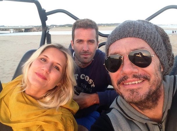 Marcelo Tinelli disfruta de sus vacaciones junto a su hija Micaela