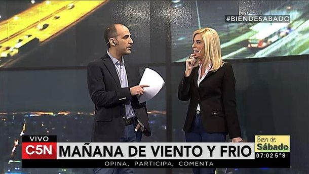 Así arrancó Bien de sábado, el nuevo periodístico de C5N