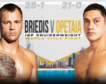 Mairis Briedis enfrenta a Jai Opetaia por el título de peso crucero de la FIB