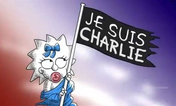 Mirá el homenaje de los Simpson a las víctimas del atentando a Charlie Hebdo