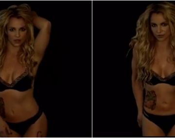 Sensual video: Britney Spears calienta su show en Las Vegas