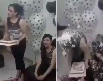 Prendieron fuego a dos chicas al rociarlas con aerosol de serpentinas en un cumpleaños