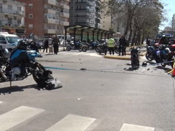 Video: impactante persecución a dos motochorros