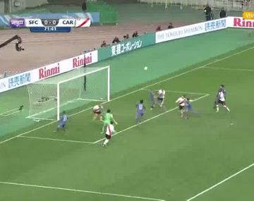 VIDEO: Mirá el gol de Lucas Alario tras el grosero error del arquero japonés