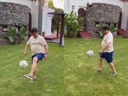 la pelota no se olvida: passarella y un video haciendo jueguitos que desperto nostalgia la pelota no se olvida: passarella y un video haciendo jueguitos que desperto nostalgia