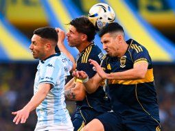 Boca reaccionó y empató 1-1 el clásico ante Racing en una tensa Bombonera