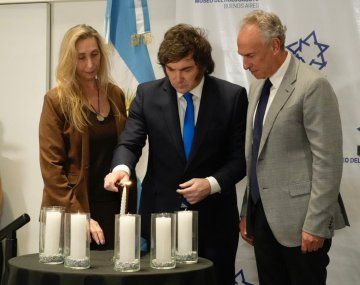 Milei y Día del Holocausto: apuntó contra el terrorismo y la izquierda global