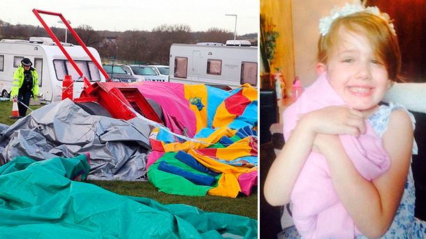 Tragedia en Inglaterra: una nena murió mientras jugaba en un castillo inflable