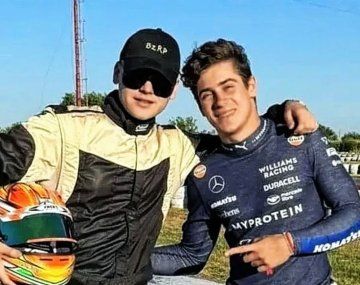 Bizarrap y Colpinto se juntaron en una carrera de karting.