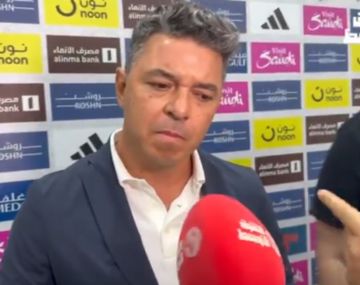 El enojo de Marcelo Gallardo con los periodistas en Arabia Saudita: Están buscando...