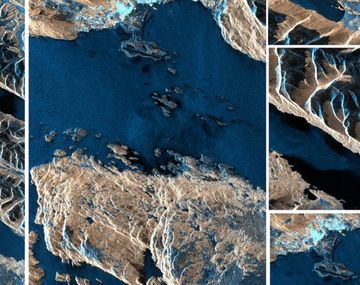 Publican las primeras imágenes tomadas por el satélite Saocom 1B