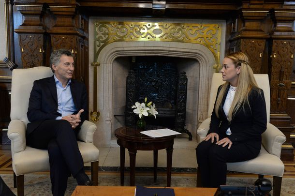Macri recibió a Tintori en Casa Rosada