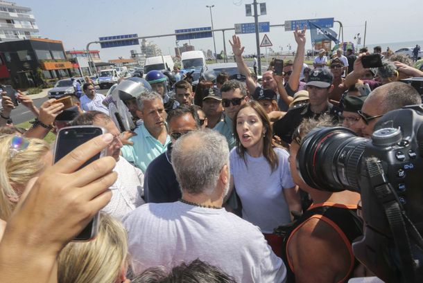 Vidal enfrentó un piquete de guardavidas