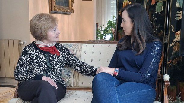 Encuentro en España de Isabel Perón y Victoria Villarruel.