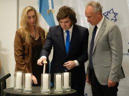 Milei y Día del Holocausto: apuntó contra el terrorismo y la izquierda global