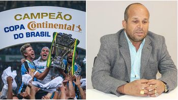 Gremio campeón de la Copa de Brasil y Carlinhos Vidente, que esta vez no acertó la predicción Gremio campeón de la Copa de Brasil y Carlinhos Vidente, que esta vez no acertó la predicción