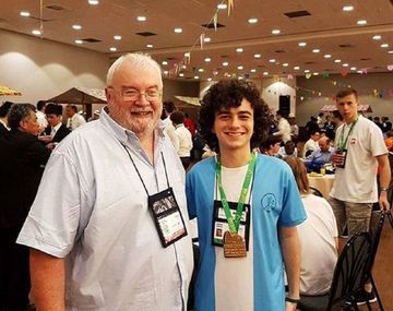 Ian Fleschler ganó la&nbsp;Olimpíada Internacional de Matemática -&nbsp;Crédito:&nbsp;@ORTArgentina