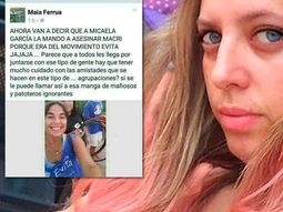 Esta es la publicación de la funcionaria sobre el femicidio de Micaela Esta es la publicación de la funcionaria sobre el femicidio de Micaela