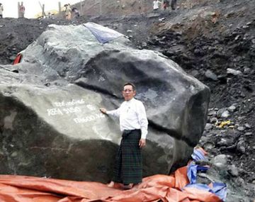 La increíble roca de jade tiene un valor increíble