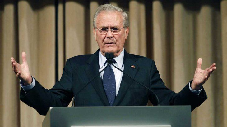 Murió Donald Rumsfeld, el secretario de Defensa de George W. Bush