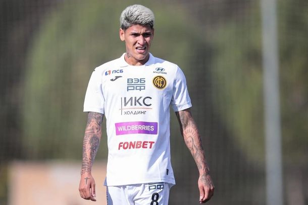 Carrascal debutó en CSKA Moscú y lo expulsaron