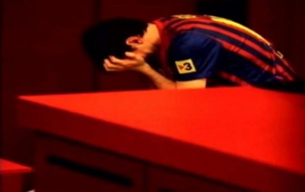 Inédito: la imagen del llanto de Lionel Messi en pleno vestuario