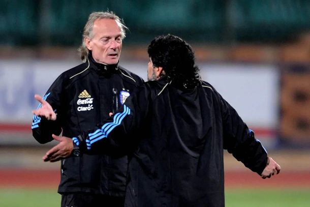 Fernando Signorini y Diego Maradona Fernando Signorini y Diego Maradona