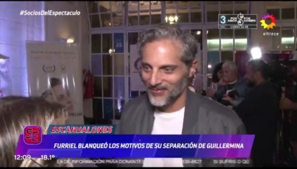 Joaquín Furriel habló de los motivos de separación con Guillermina Valdés: Nos dimos cuenta...