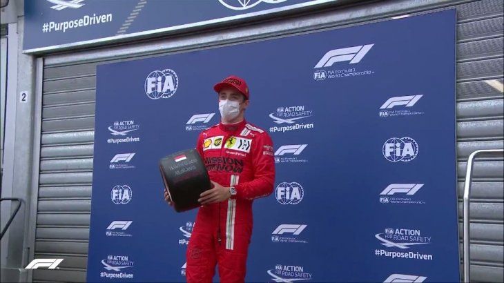 Fórmula 1: Leclerc consiguió su primer pole position