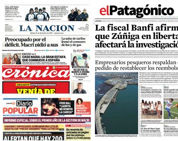 Tapas de diario del sábado 10 de diciembre de 2016