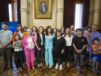 Cristina compartió la emoción que sintió en su última jornada en el Senado