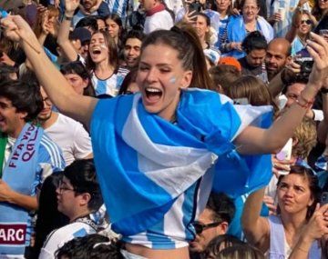 El desaforado festejo de la China Suárez en México tras el triunfo argentino