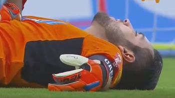 impresionante choque en el futbol colombiano: un arquero perdio la memoria impresionante choque en el futbol colombiano: un arquero perdio la memoria