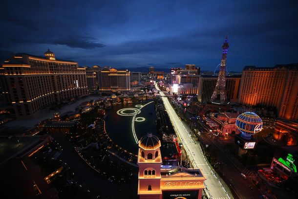 Circuito callejero de Las Vegas. Foto: @F1