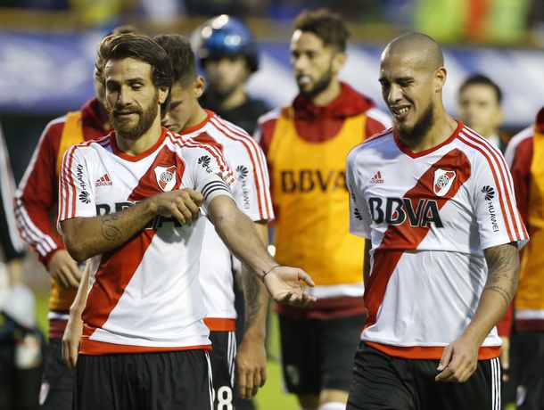 Leonardo Ponzio y Jonatan Maidana