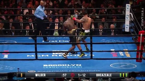Boxeo: Deontay Wilder le ganó por KO a Breazeale