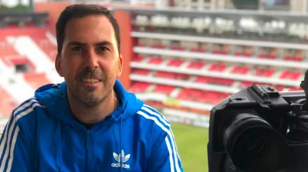 Martín Arévalo, a las piñas con otro periodista de Boca en la platea de la cancha de San Lorenzo